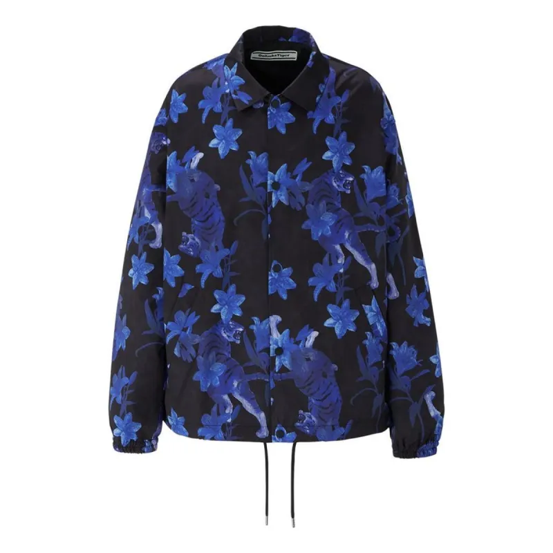 Onitsuka Tiger P Coach Jacket 'Black Blue' 2183B315-001 sold by KicksCrew