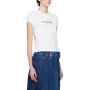 (WMNS) Off-White Quote Cotton T-shirt 'White Black' OWAA112S24JER0030110 sold by KicksCrew