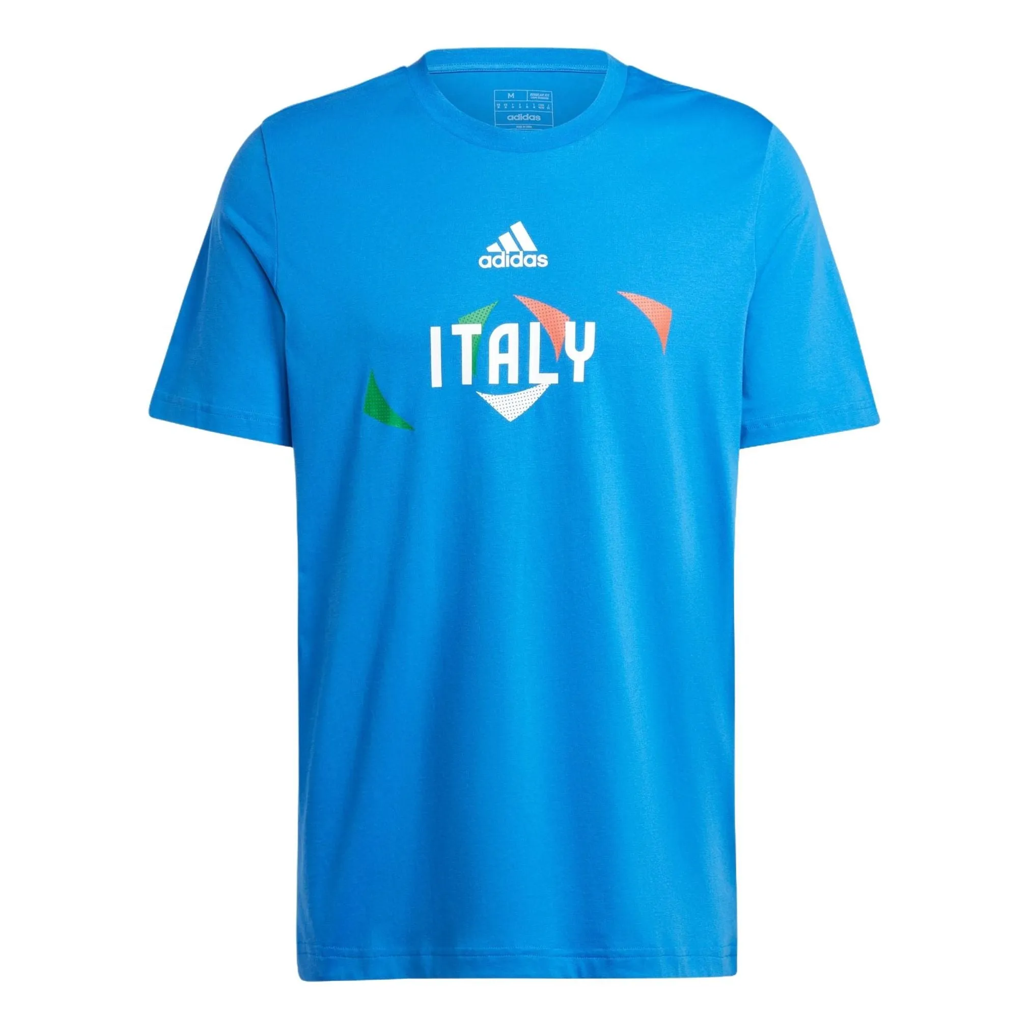 adidas Uefa Euro24 Italy Football T-Shirt Asia Sizing 'Blue' IT9318 sold by KicksCrew