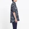 Balenciaga 'Mixed Typo' Logo Print Short Sleeve Shirt 'Black Grey' 556854TELF21269 sold by KicksCrew