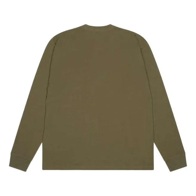 Drew House Basic Longsleeve Pocket T-shirt 'Midnight Olive' DR-SS22-210 sold by KicksCrew product image thumbnail 2