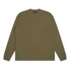 Drew House Basic Longsleeve Pocket T-shirt 'Midnight Olive' DR-SS22-210 sold by KicksCrew