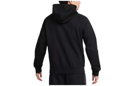 Nike Sportswear Big Swoosh Half Zip Hoodie (Asia Sizing) 'Black White' DX0567-010 sold by KicksCrew