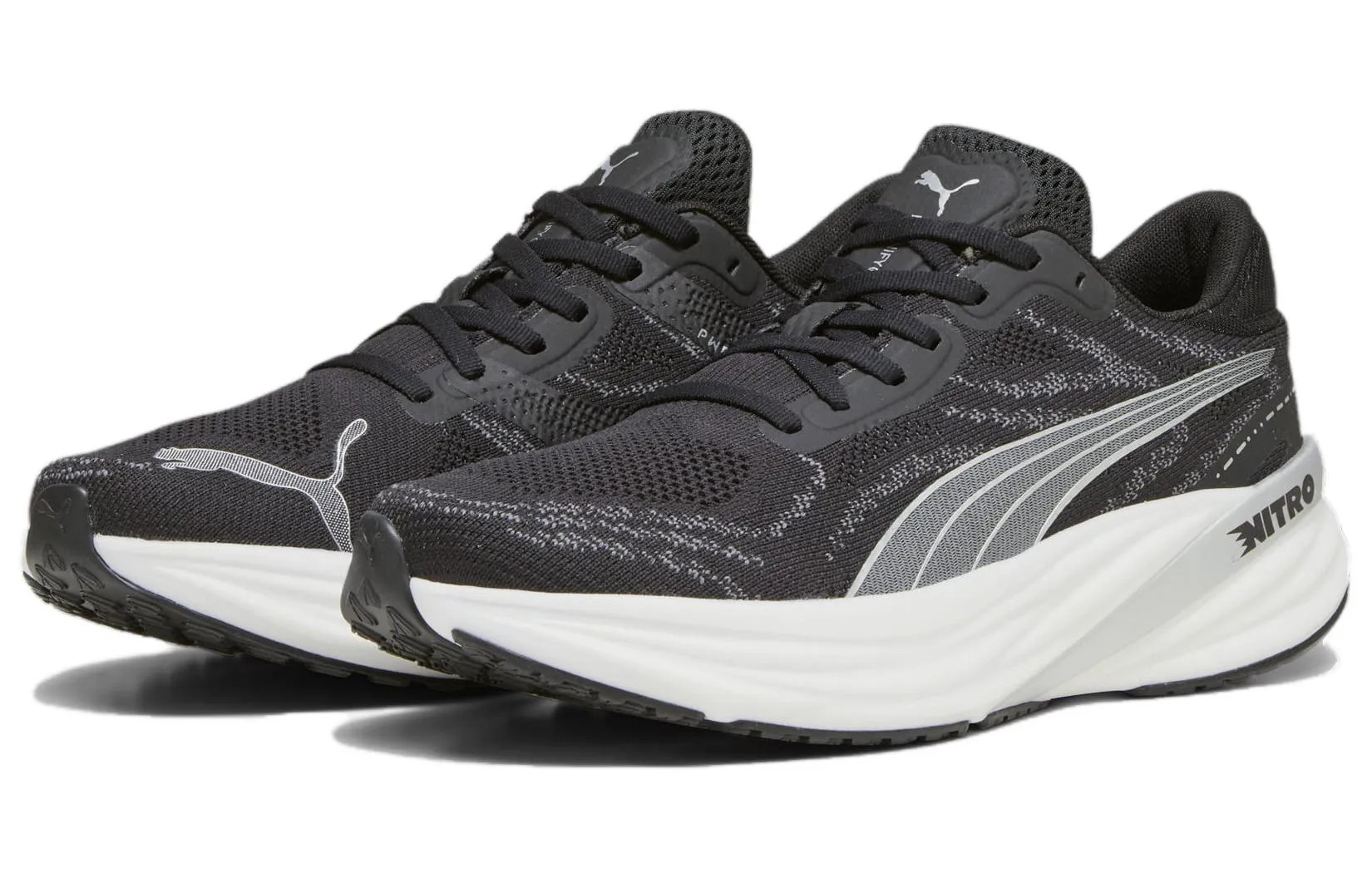 PUMA Magnify Nitro 2 'Black Silver' 376909-01 sold by KicksCrew product image thumbnail 3