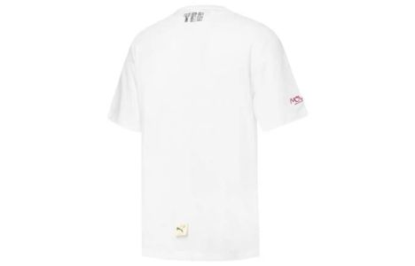 Puma x Michael Lau Graphic Short T-Shirt 'White Blue' 531320-02 sold by KicksCrew