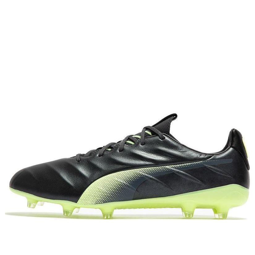 PUMA King Platinum 21 FG 'Black Green' 106478-05 sold by KicksCrew