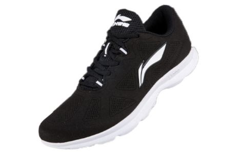 Li-Ning Lightweight Running Shoes 'Black White' ARBN245-5 sold by KicksCrew