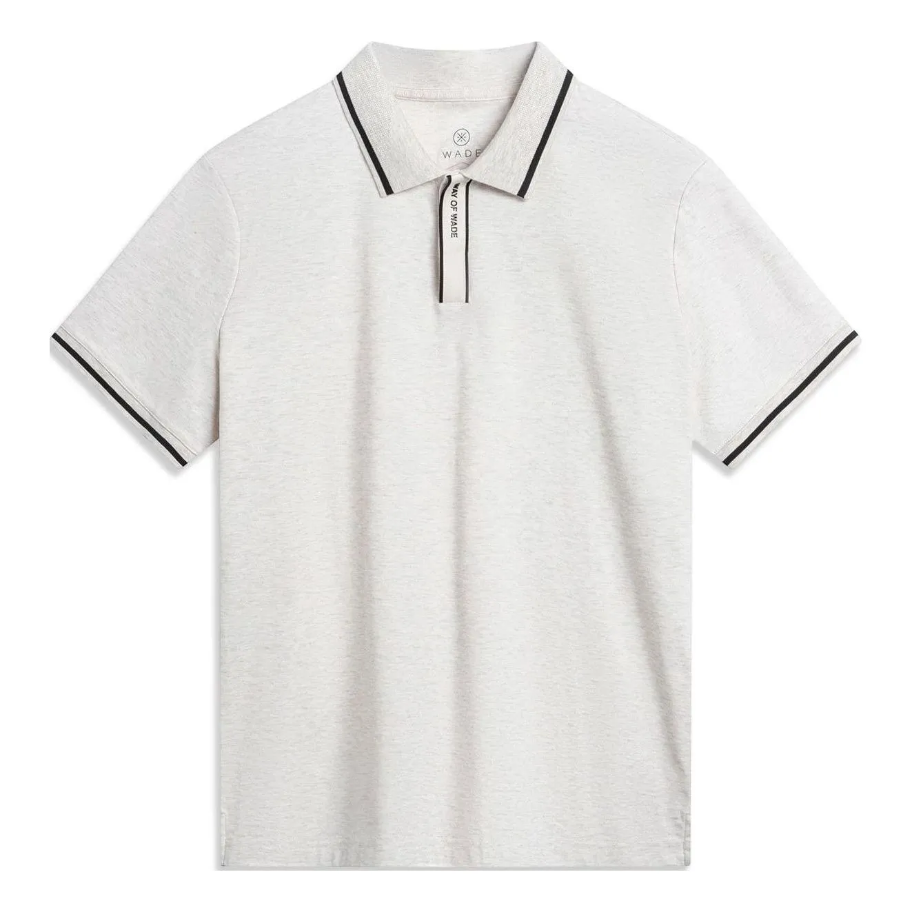 Li-Ning Way Of Wade Graphic Polo Shirt 'Light Grey' APLU109-4 sold by KicksCrew