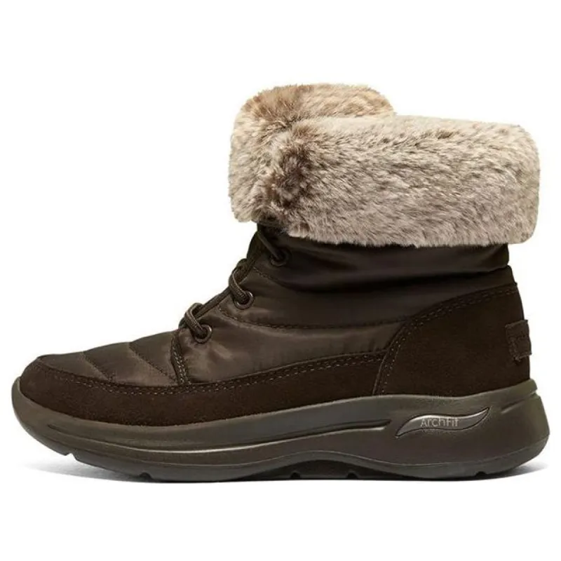 (WMNS) Skechers Go Walk Arch Fit 'Brown' 144409-CHOC sold by KicksCrew
