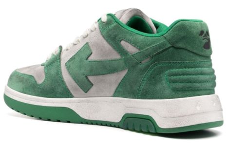 Off-White Out Of Office Low-Top Sneaker 'Green White' OMIA189S23LEA0110155 sold by KicksCrew