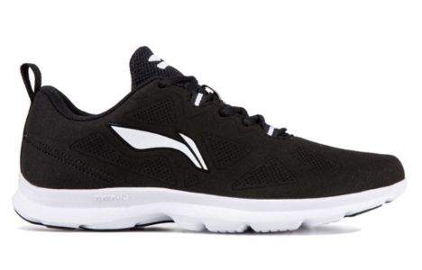 Li-Ning Lightweight Running Shoes 'Black White' ARBN245-5 sold by KicksCrew