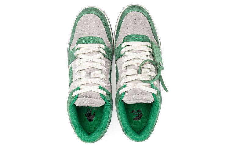 Off-White Out Of Office Low-Top Sneaker 'Green White' OMIA189S23LEA0110155 sold by KicksCrew product image thumbnail 3
