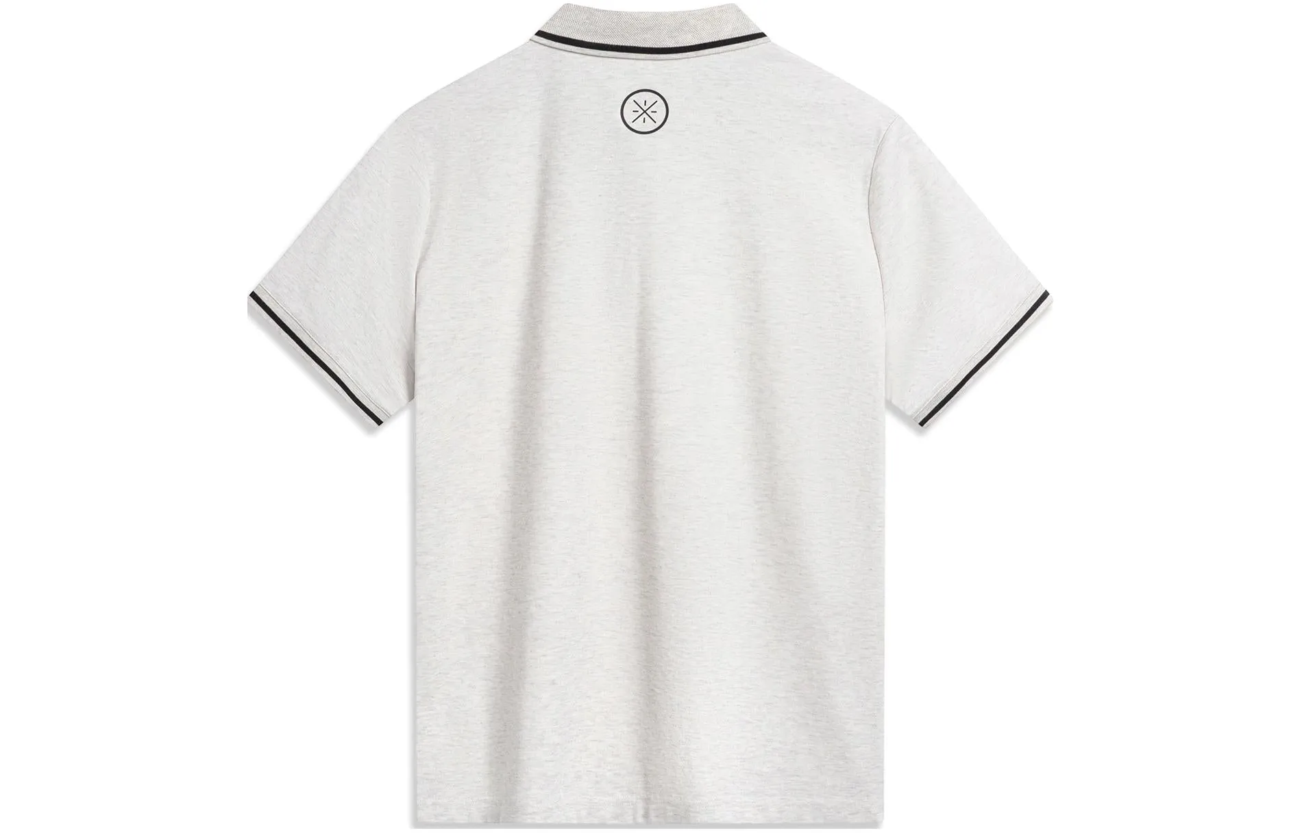 Li-Ning Way Of Wade Graphic Polo Shirt 'Light Grey' APLU109-4 sold by KicksCrew product image thumbnail 2