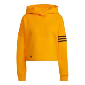(WMNS) adidas Adicolor Neuclassics Hoodie 'Yellow' HT8846 sold by KicksCrew