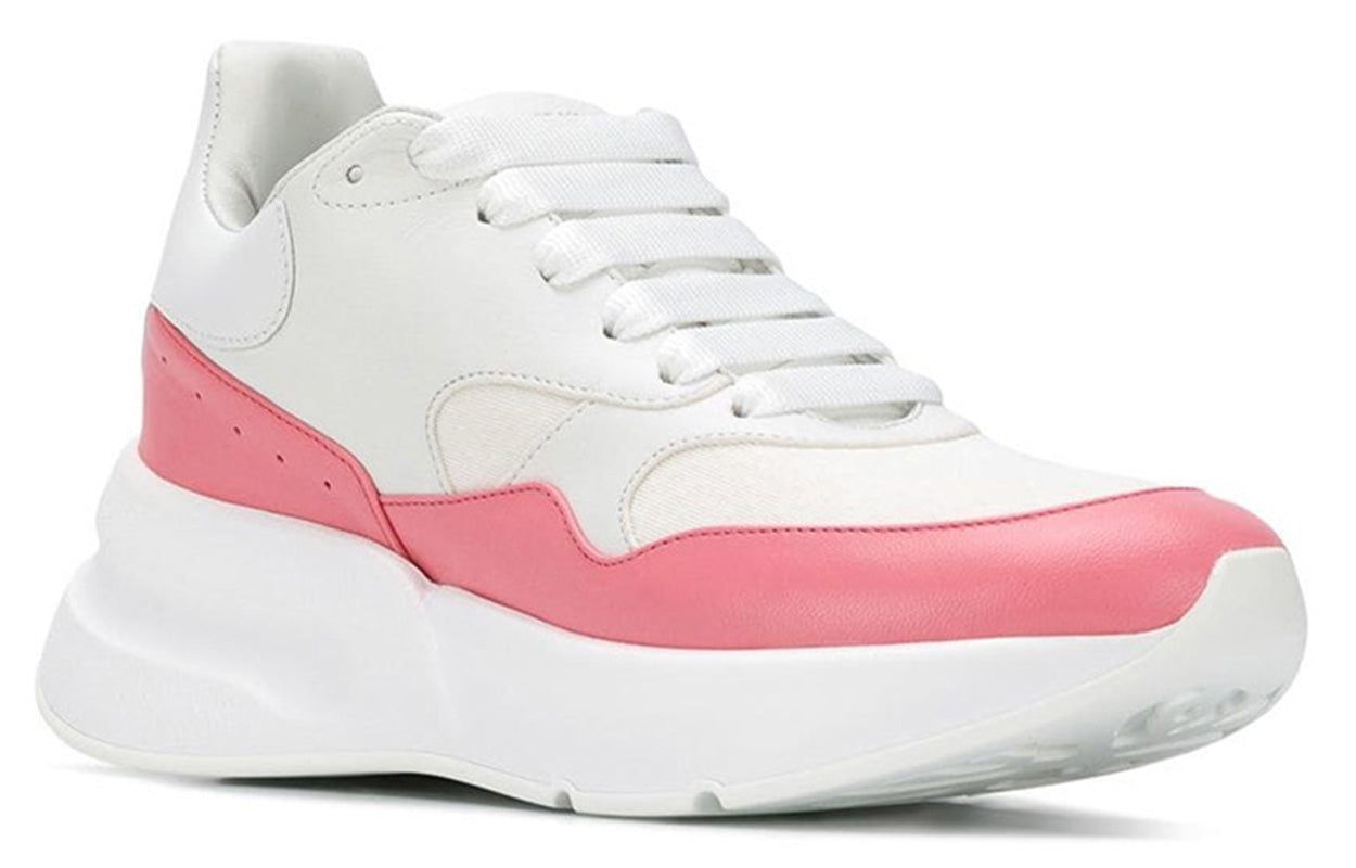 (WMNS) Alexander McQueen Oversized Runner in Nappa Calf Leather 'White Pink' 533710WHT999374 sold by KicksCrew product image thumbnail 3