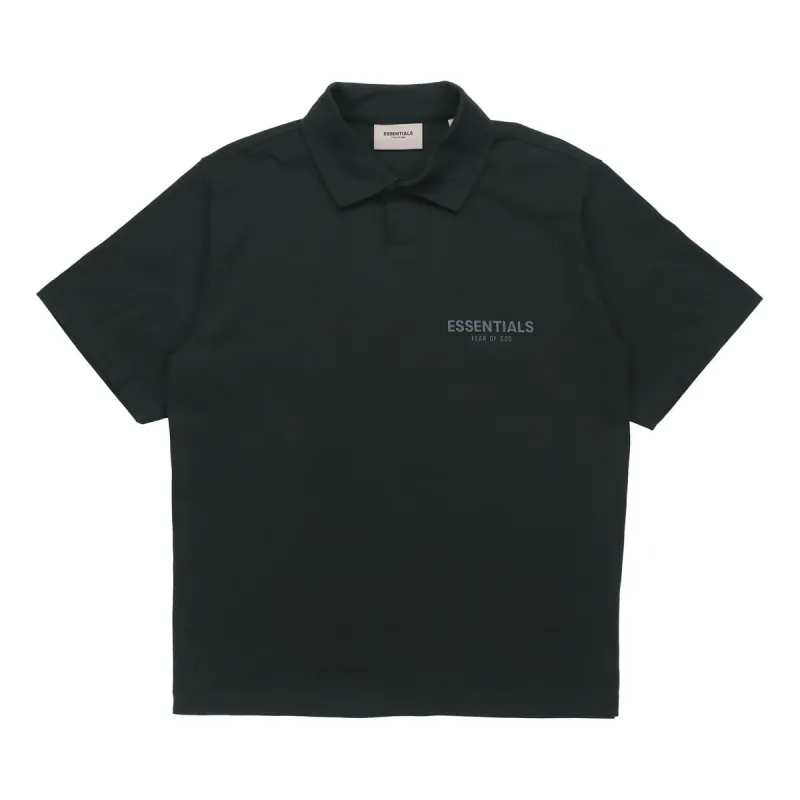 Fear of God Essentials FW20 Polo Shirt 'Black' 0125250500221001 sold by KicksCrew