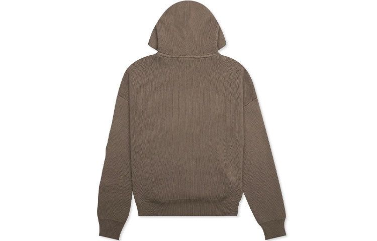 Fear of God Essentials FW20 Knit Logo Hoodie 'Taupe' FOG-FW20-366 sold by KicksCrew product image thumbnail 2
