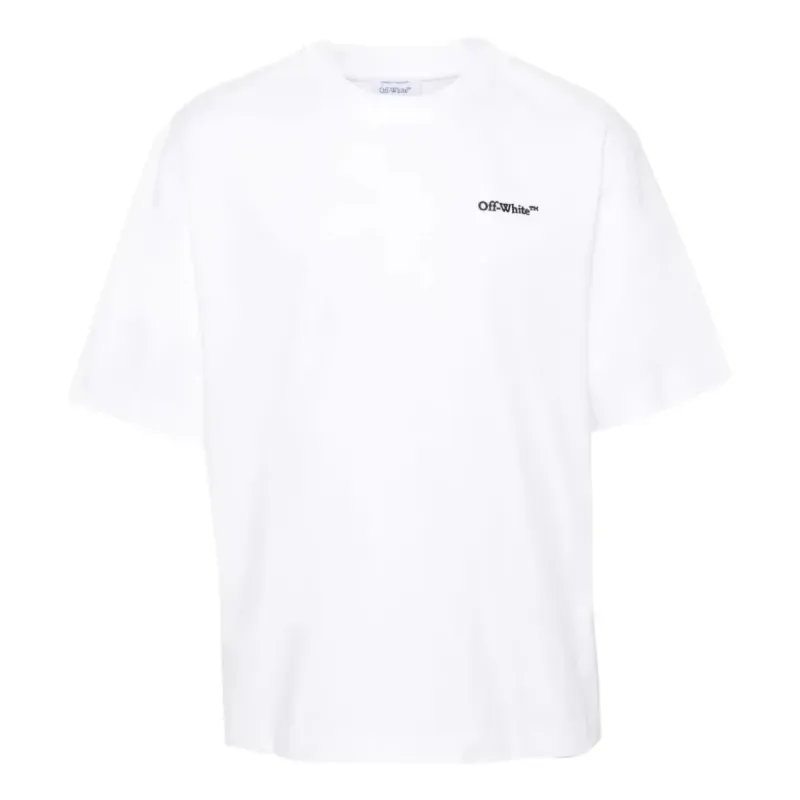 Off-White SS24 Arrows-Motif Cotton T-shirt 'White' OMAA120S24JER0010110 sold by KicksCrew