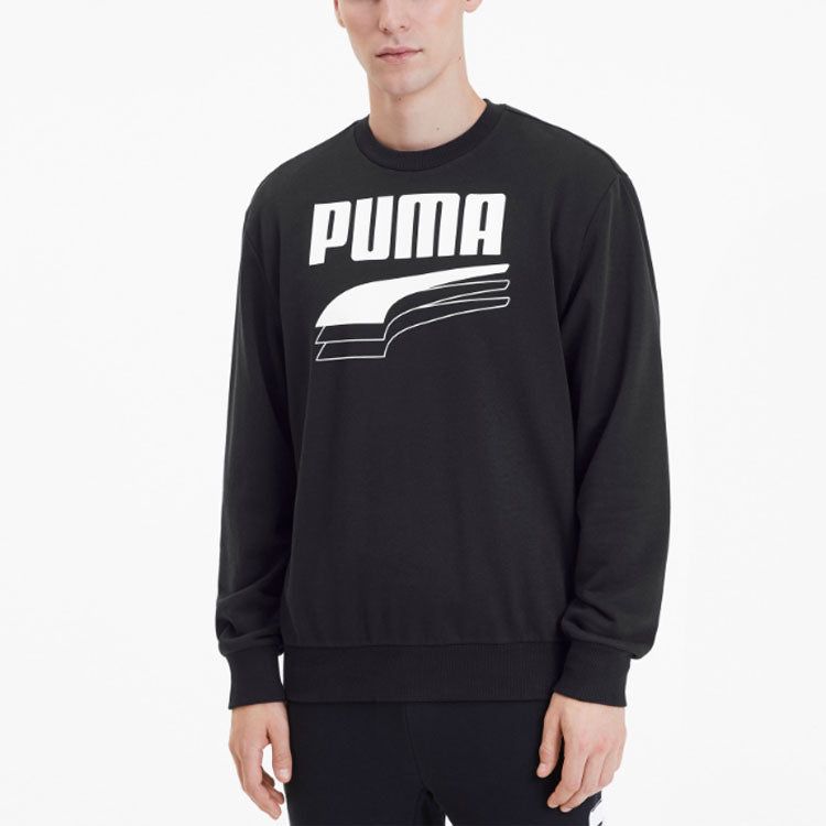 Puma Crew Sweatshirt 'Black' 582753-01 sold by KicksCrew product image thumbnail 3