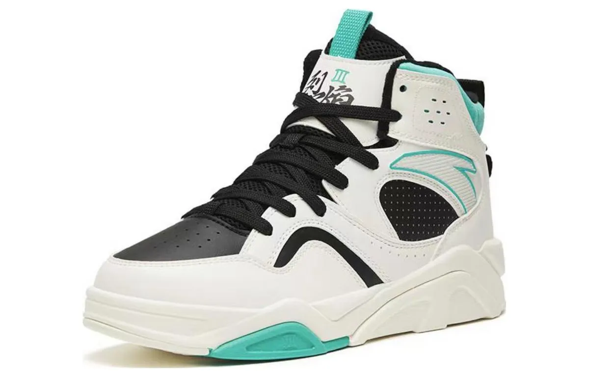 ANTA Flame 3.0 High 'White Black Green' 112248088-11 sold by KicksCrew product image thumbnail 2