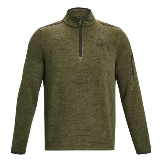 Under Armour Specialist Printed 1/4 Zip Pullover 'Green' 1382178-390 sold by KicksCrew