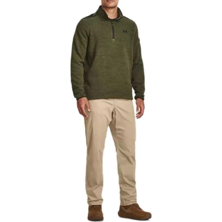 Under Armour Specialist Printed 1/4 Zip Pullover 'Green' 1382178-390 sold by KicksCrew product image thumbnail 2