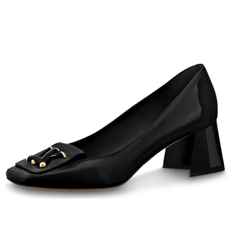 (WMNS) LOUIS VUITTON Shake Pumps 'Black' 1AB0QQ sold by KicksCrew