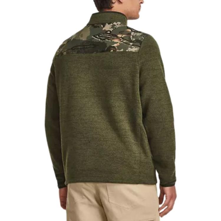 Under Armour Specialist Printed 1/4 Zip Pullover 'Green' 1382178-390 sold by KicksCrew product image thumbnail 4