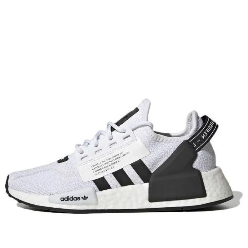 (GS) Adidas NMD_R1 V2 'White Black' HP2942 sold by KicksCrew