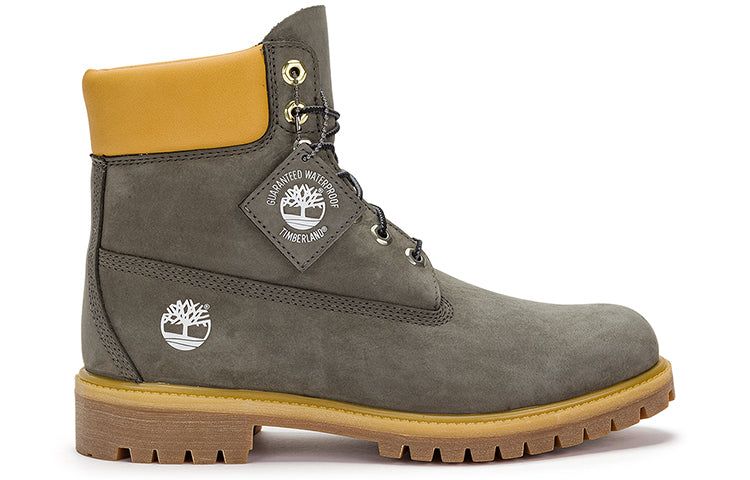 Timberland 6 Inch Premium Waterproof Boot 'Dark Green Nubuck' A6873W sold by KicksCrew product image thumbnail 2
