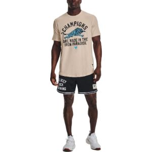 Under Armour Project Rock Champions Short Sleeve T-Shirt 'Beige' 1376897-804 sold by KicksCrew