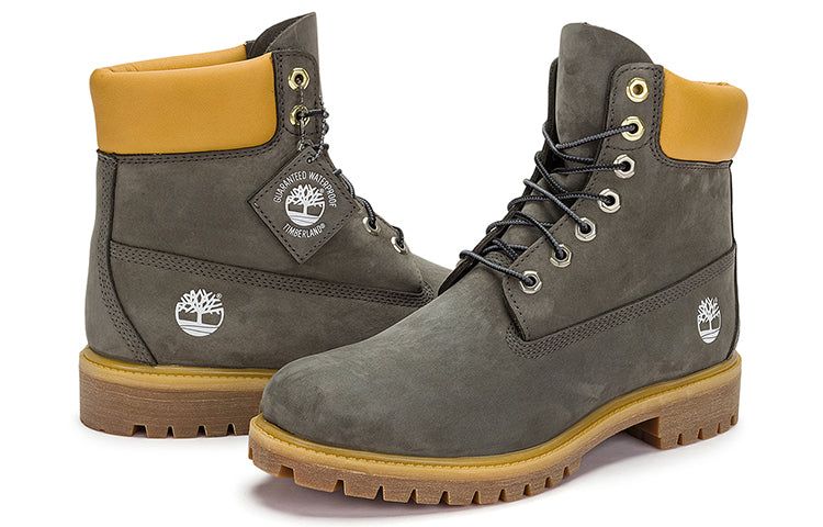 Timberland 6 Inch Premium Waterproof Boot 'Dark Green Nubuck' A6873W sold by KicksCrew product image thumbnail 5