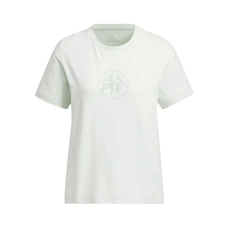 (WMNS) adidas Lounge T-Shirt 'White' JJ1570 sold by KicksCrew