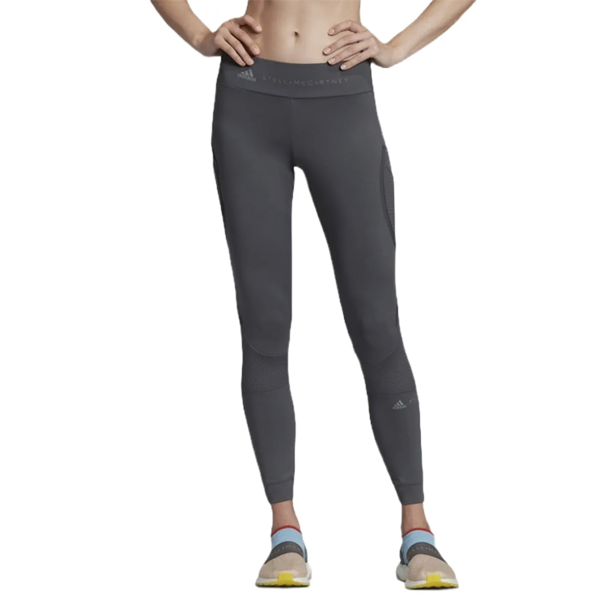 (WMNS) adidas By Stella McCartney Essential Tights 'Grey' EA2206 sold by KicksCrew product image thumbnail 2
