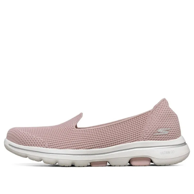 (WMNS) Skechers Go Walk 5 Loafers 'Light Pink' 124001-LTPK sold by KicksCrew
