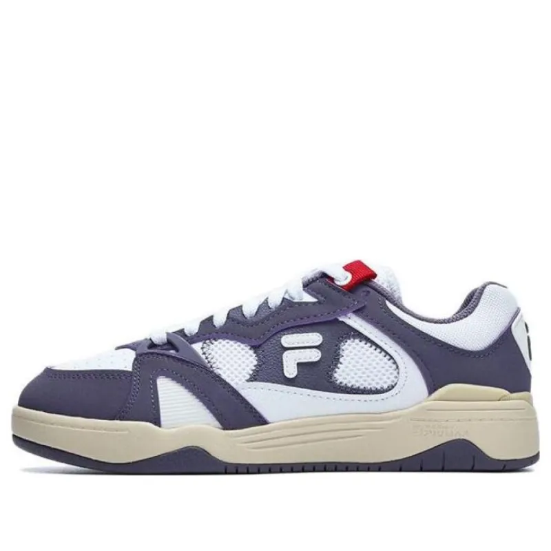 (WMNS) FILA FUSION Smash Basketball Sneakers 'Purple White' T12W323201FWC sold by KicksCrew