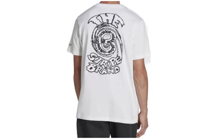 Adidas Graphic Campus T-Shirts 'White' HL9245 sold by KicksCrew product image thumbnail 2