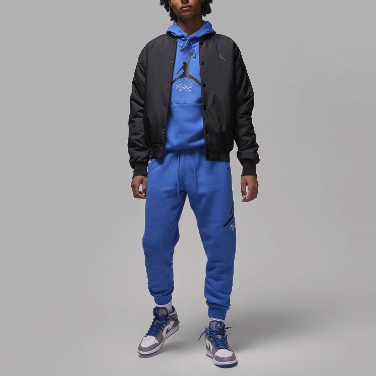 Air Jordan Essentials Baseline Fleece Hoodie 'Blue' FD7545-480 sold by KicksCrew product image thumbnail 3