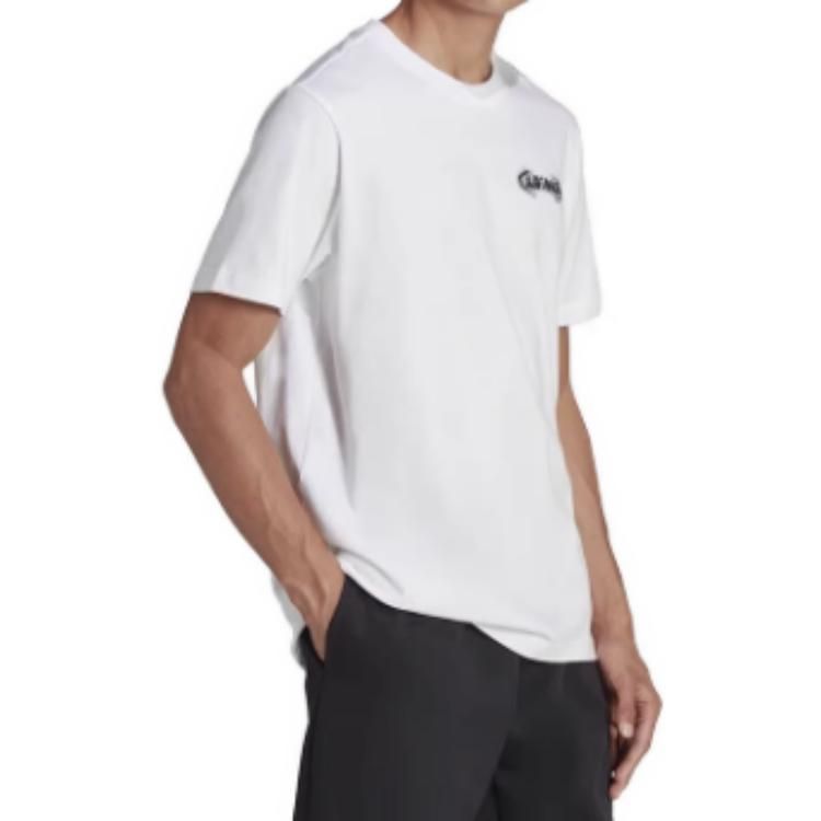 Adidas Graphic Campus T-Shirts 'White' HL9245 sold by KicksCrew product image thumbnail 3