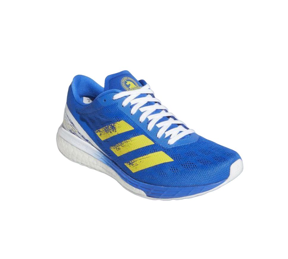 (WMNS) Adidas Adizero Boston 9 Marathon Shoes 'Blue Yellow' GZ2942 sold by KicksCrew product image thumbnail 3
