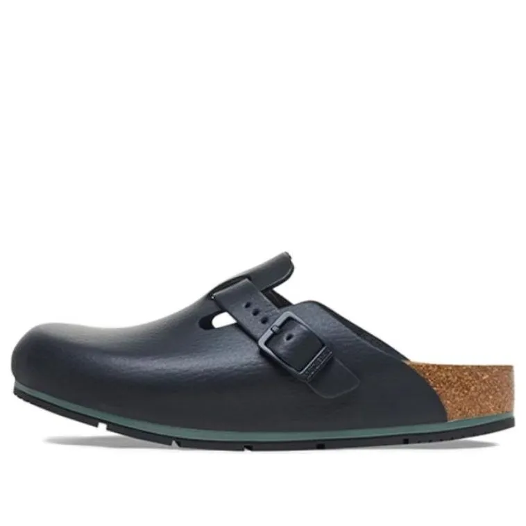 Birkenstock Boston Pro Natural Leather Sandals 'black' 1025979 sold by KicksCrew