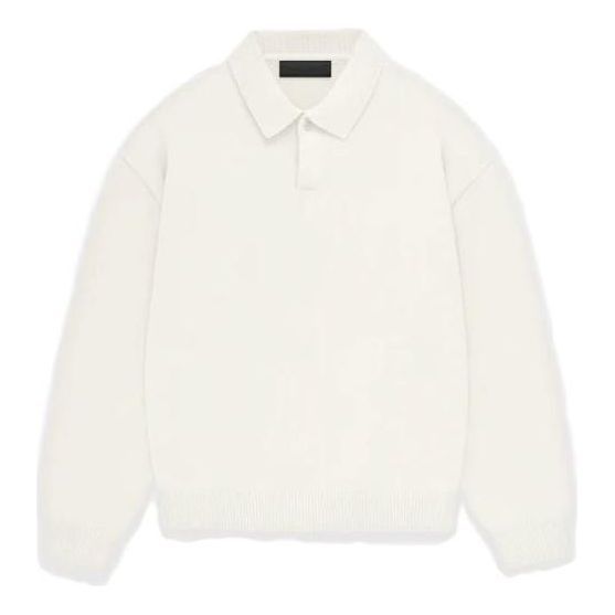 Fear of God Essentials FW23 Knit Polo 'Cloud Dancer' 192BT232181F sold by KicksCrew