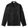 STONE ISLAND Supima Cotton Shirt Jacket 'Black' 761512619-V0029 sold by KicksCrew