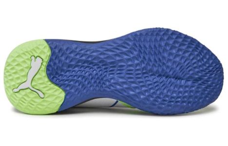 PUMA Playmaker Sneakers 'White Blue Green' 385841-11 sold by KicksCrew