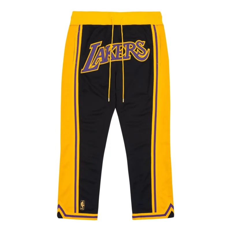 Mitchell & Ness X Just Don Hardwood Classics Pant 'Los Angeles Lakers' JOGGMO21291-LALBKYW sold by KicksCrew