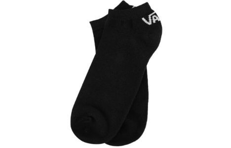 Vans Logo No Show Socks 3 Pack 'Black White' VN0A3QT3BLK sold by KicksCrew