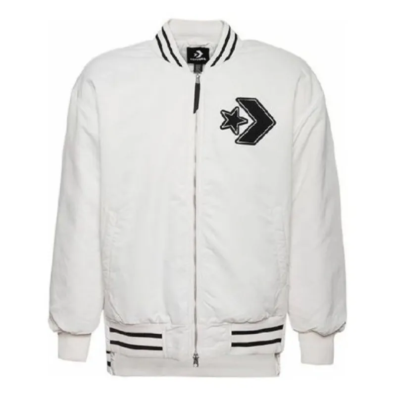 Converse Padded Bomber 'White Black' 10019324-A01 made by Converse