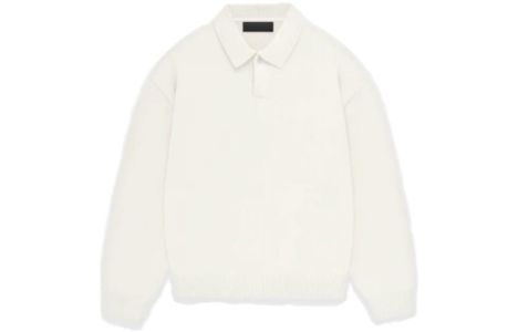 Fear of God Essentials FW23 Knit Polo 'Cloud Dancer' 192BT232181F sold by KicksCrew