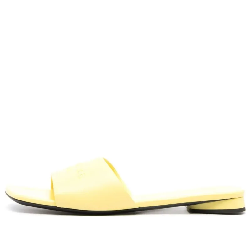 (WMNS) Balenciaga Duty Free Flat Sandal 'Yellow' 787293WBCW07009 sold by KicksCrew