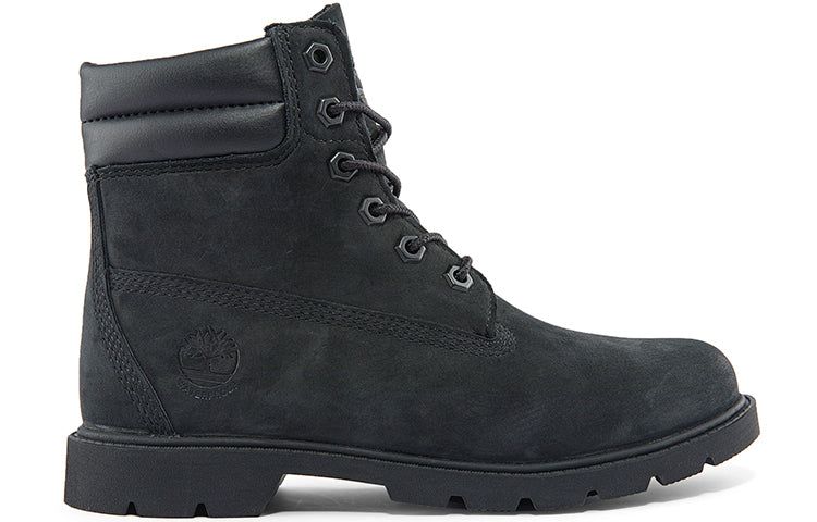 (WMNS) Timberland Linden Woods 6-Inch Double Collar Boots 'Black' A156S001 sold by KicksCrew product image thumbnail 2